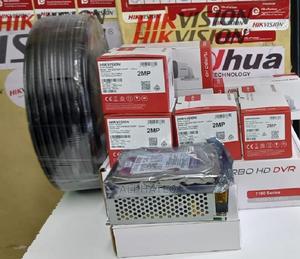 Hikvision 4 CCTV Set Camera CCTV Installation Kit-+ - thumbnail 2