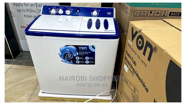 Von Semi Automatic Washing Machine 10kg - main view