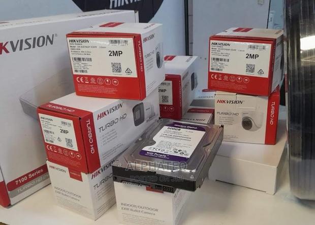 :Hikvision 4 Channel 1080P CCTV Complete Installation Kit HD