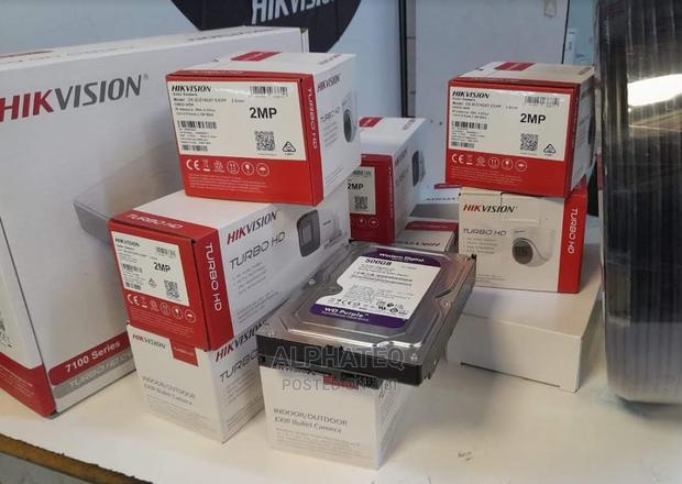 Hikvision 4 CCTV Cameras {Night Vision} 4 Channel DVR - main view