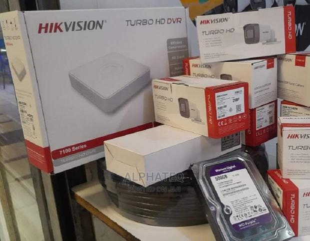 4 CCTV Camera Full Kit With Night Vision Upto 20m - main view