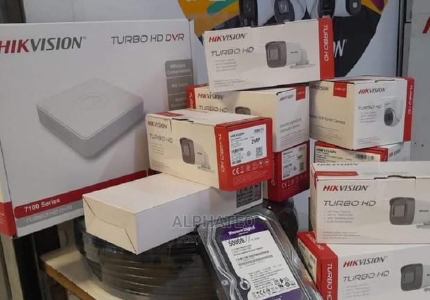 Hikvision 4 Channel CCTV CAMERA FULL Kit - main view