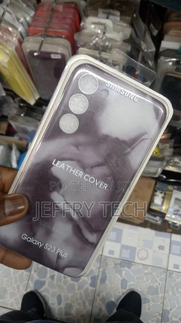 Samsung Galaxy S23 Plus Case 5G, Premium Leather - thumbnail 3