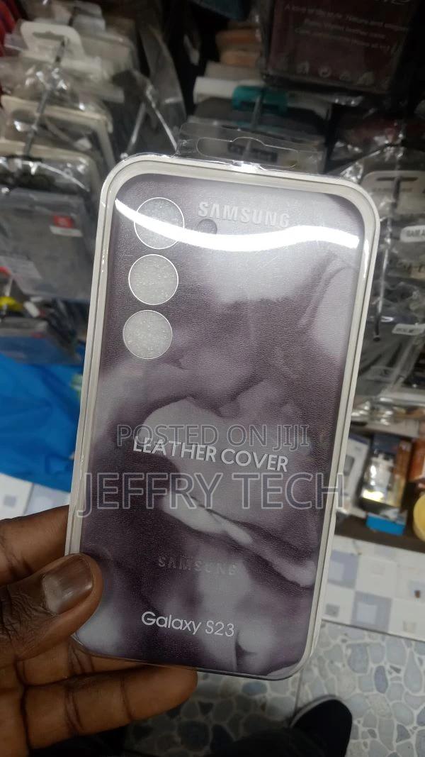 Full Grain Natural Leather Case for Samsung S23 - main view