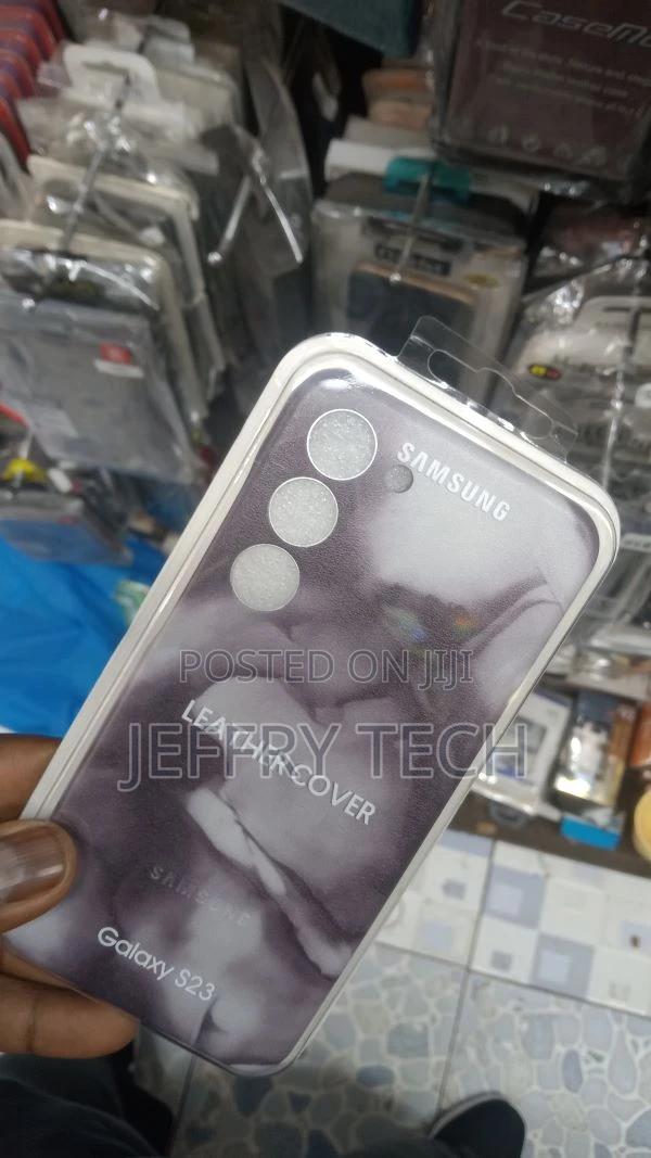 Full Grain Natural Leather Case for Samsung S23 - thumbnail 3