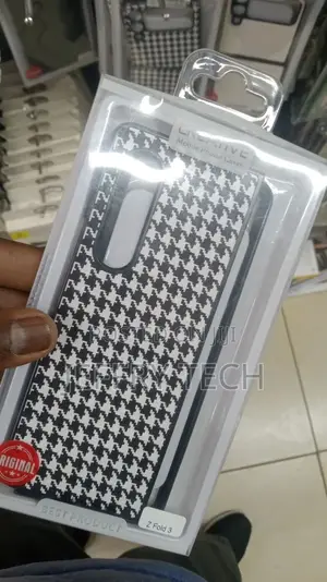 Carbon Fiber Case for Samsung Galaxy Z Fold 3 Glossy Black H