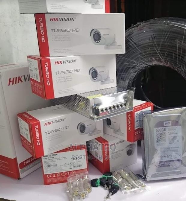8 Eight Channel Hikvision HD CCTV Camera Complete Kit Qualit