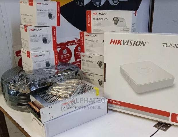 Unique Eight 8 Channel CCTV Cameras Complete Set
