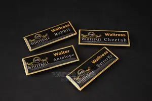 Golden Name Tags With Magnet