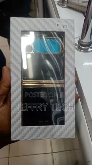 Black Marble Samsung Galaxy Z Flip 3 Case