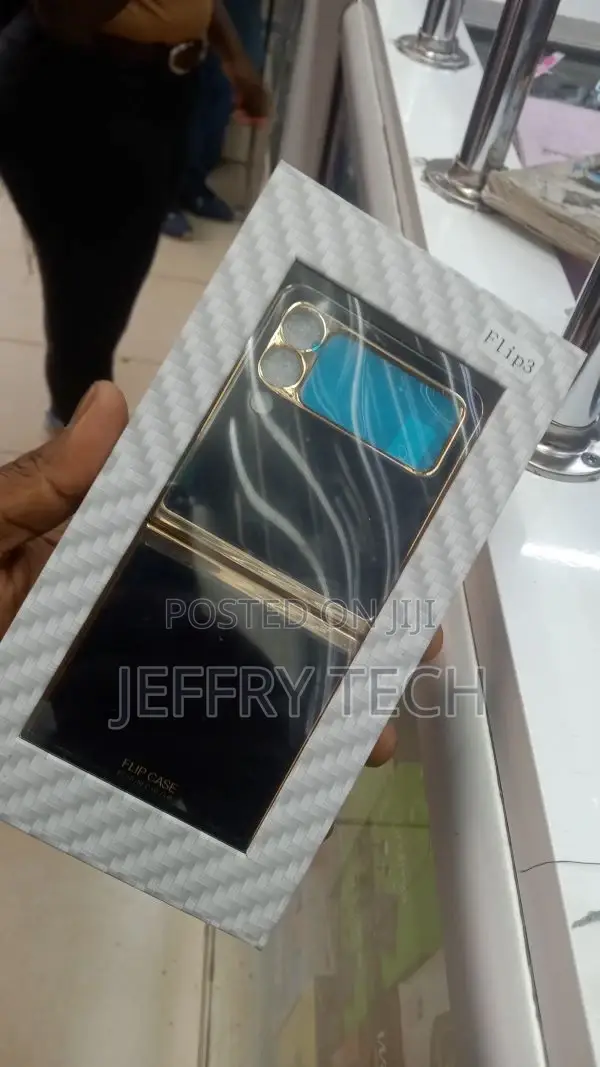 Black Marble Samsung Galaxy Z Flip 3 Case