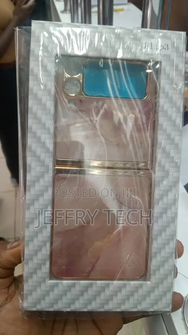 Phone Case Samsung Galaxy Flip 3 Case, Plating Painted Marbl