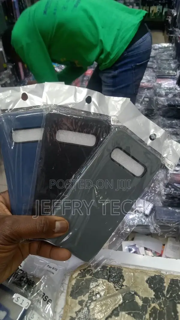 Silicone Hardcover Samsung S10 Case