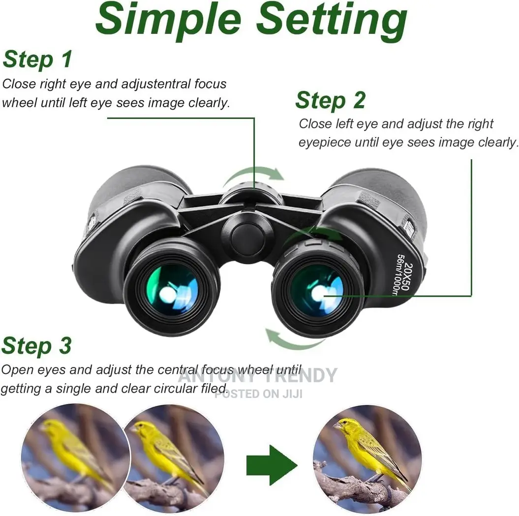 60*60 Binoculars Safari Ultrasharp