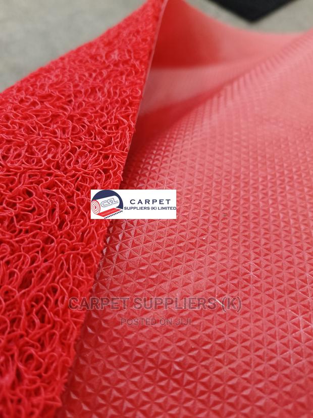 Red PVC Coil Mats
