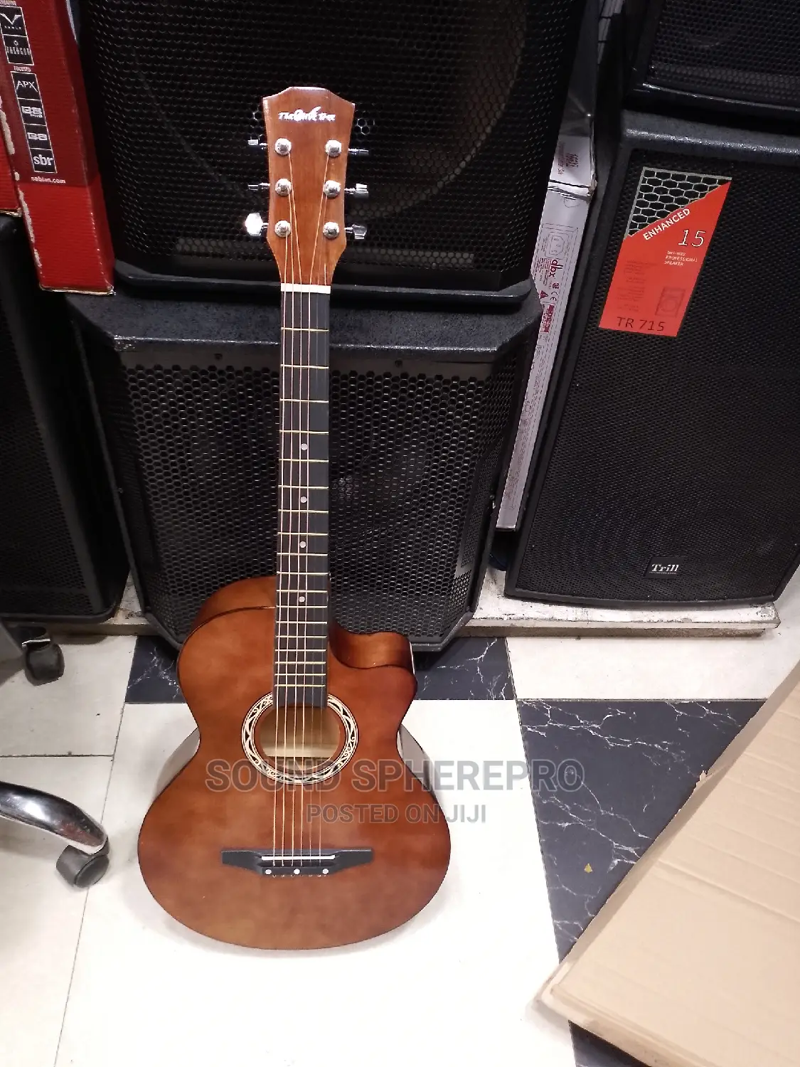 Olive Tree Accoustic Guitar