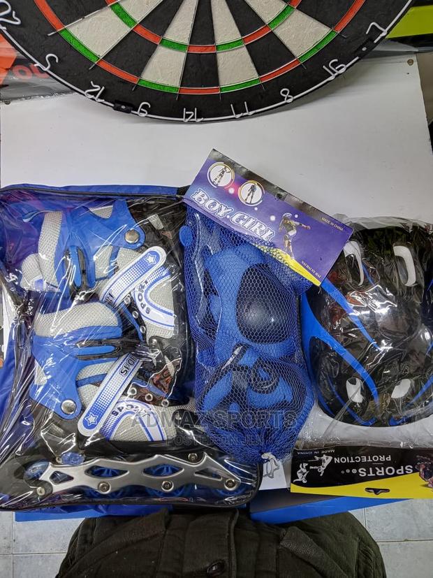 Skate Shoes With Full Gear