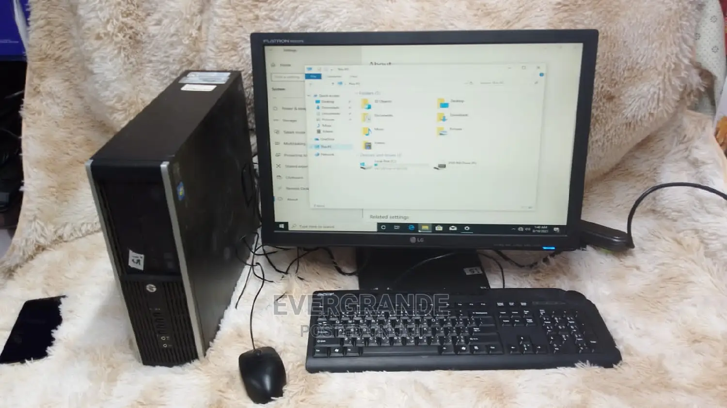 Desktop Computer HP EliteDesk 800 4GB Intel Core I5 HDD 500GB