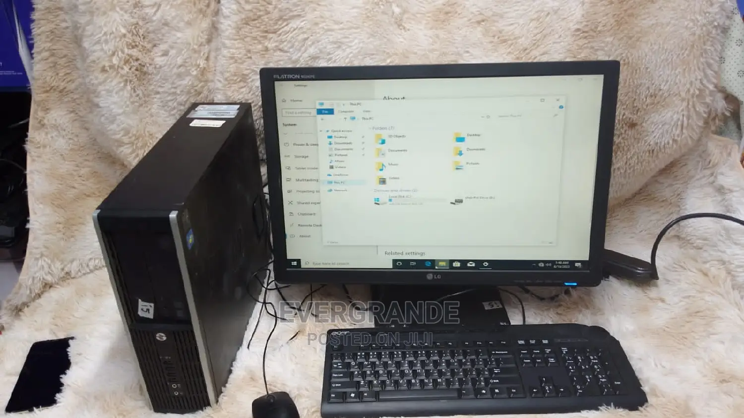 Desktop Computer HP EliteDesk 800 4GB Intel Core I5 HDD 500GB
