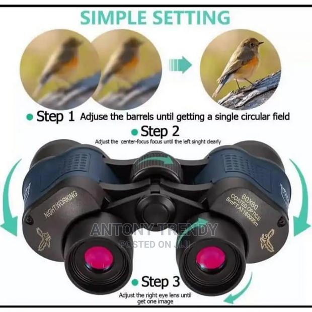 60*60 Prism Binoculars - main view