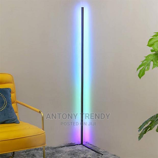 LED Corner Floor Lamp With Remote - main view