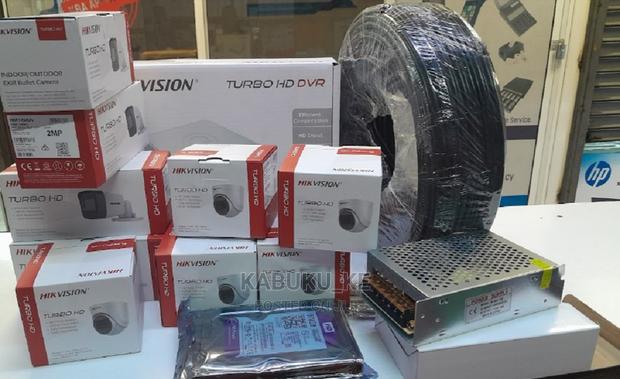 Hikvision Eight-8 CCTV Cameras Complete Pack With 8 Cameras