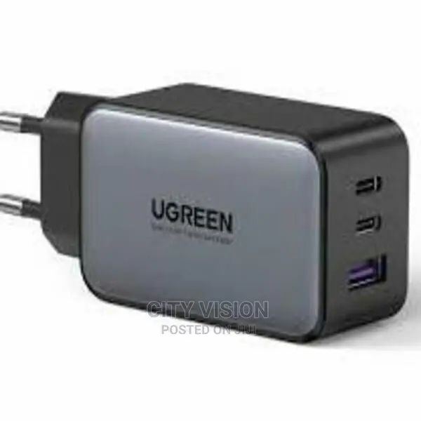 UGREEN USB-A+2*USB-C 65W Gan Tech Fast Charger Adapter