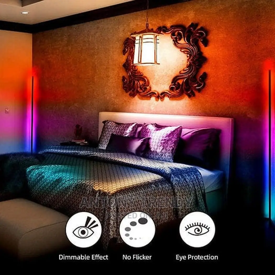 RGB Color Changing Standing Lamp Corner