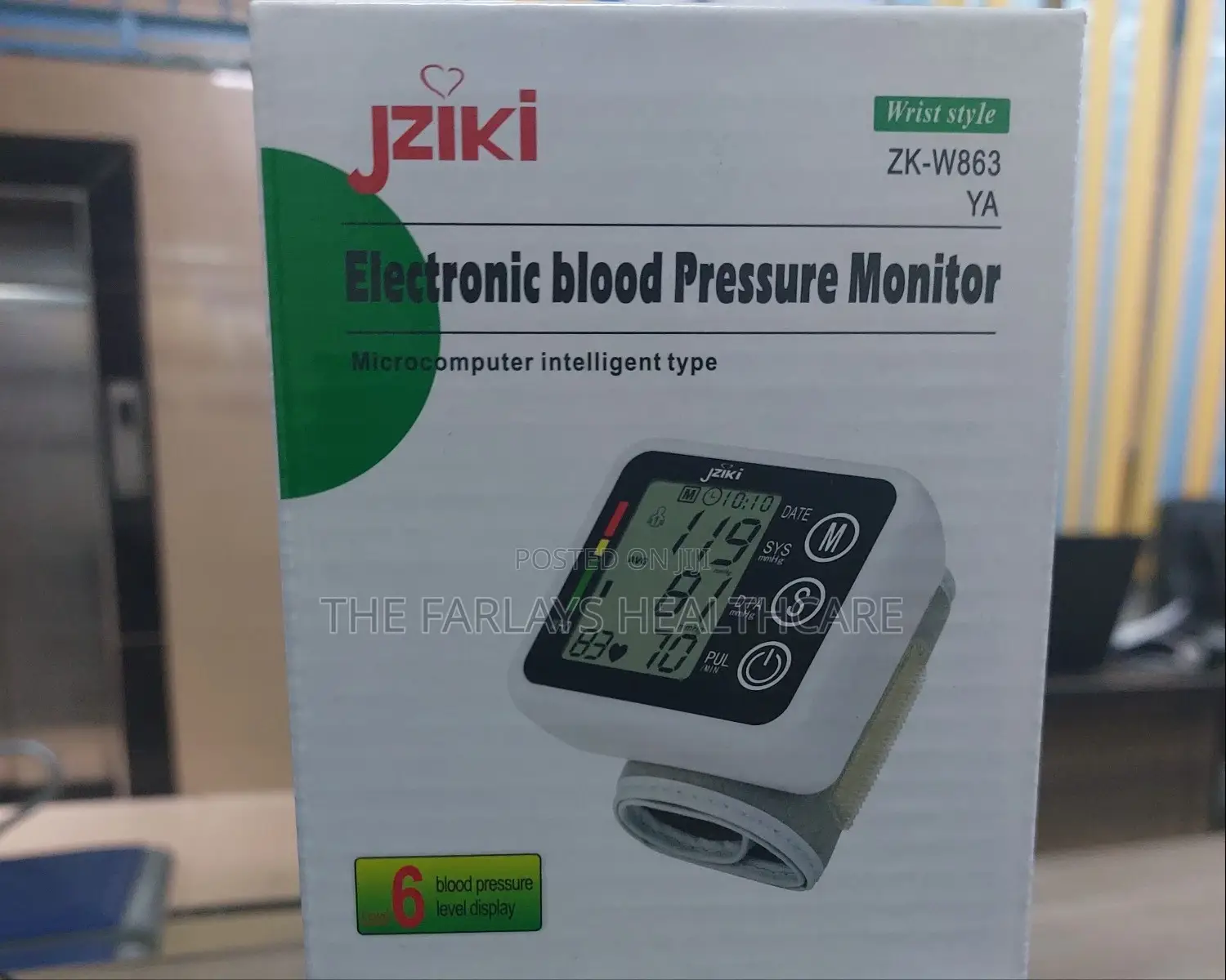 Wrist Blood Pressure Monitor.