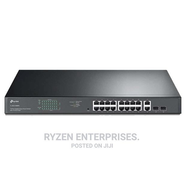 Tp-link 18-port Gigabit Switch 16-port Poe+ -tl-sg1218mpe
