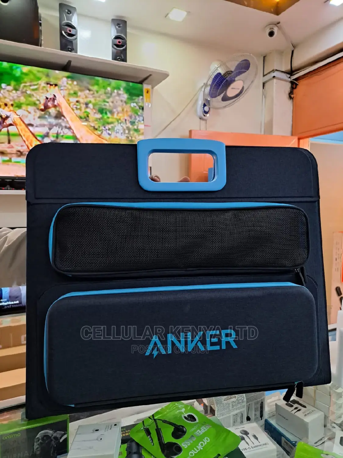 Anker Powersolar 3-Port 100W – Blue