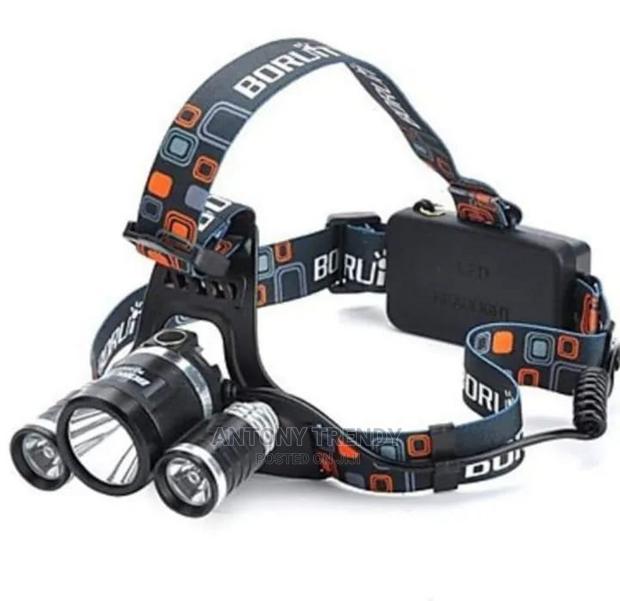 Rechargeable Headlight With 3 Lights 4 Modes - main view