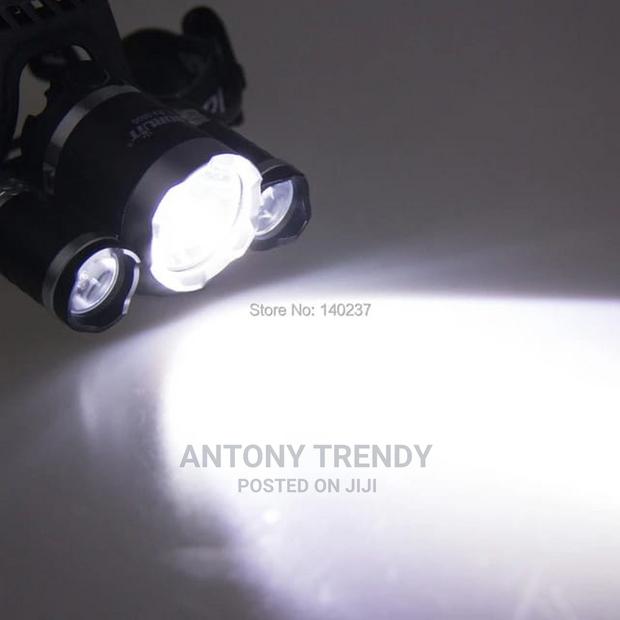 Rechargeable Headlight With 3 Lights 4 Modes, 6000 Lumen - main view