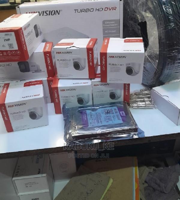8 CCTV Camera Full Kit With 8 1080p Cameras-Hikvision