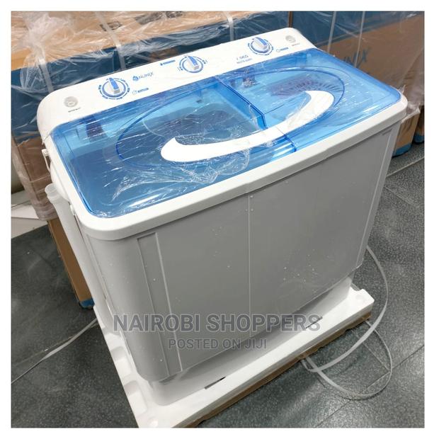 Nunix 7.5kg Twin Tub Washing Machine Top Loader
