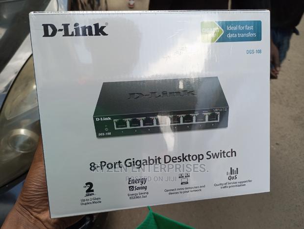 D-Link 8port Gigabit Switch DGS-108 - main view