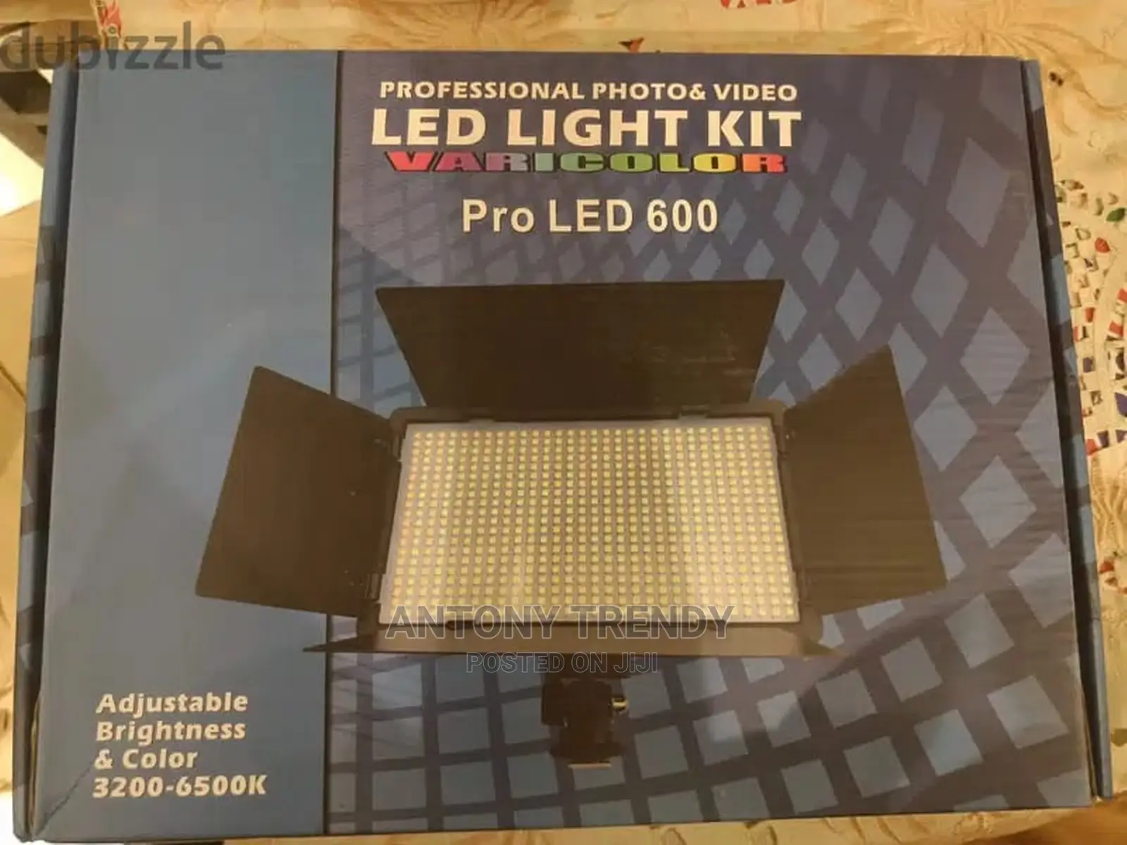 Video Led Light 600 Leds Video Camera Light Bi-color Temp.