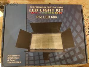 Video Led Light 600 Leds Video Camera Light Bi-color Temp. - thumbnail 2