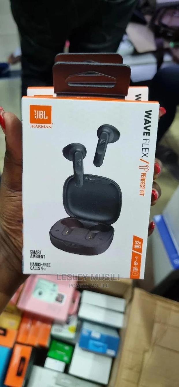 JBL Wave Flex Wireless Bluetooth Earbuds - Black - thumbnail 3