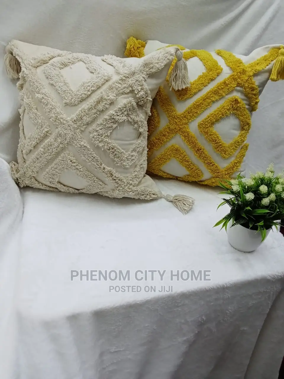 Fancy Tufted Throwpillow Case