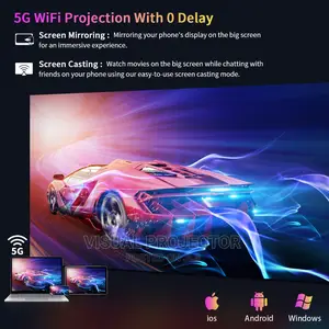CAIWEI A12+Q Autofocus Movie Projector