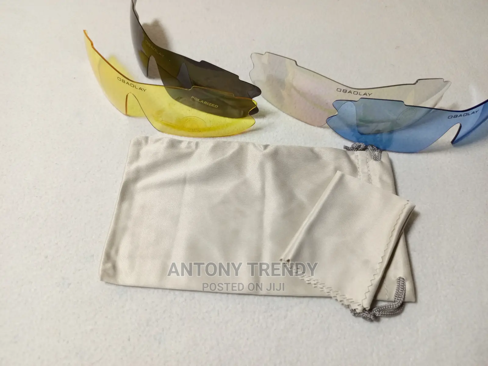 Sports Sunglasses With 5 Interchangeable Lenses