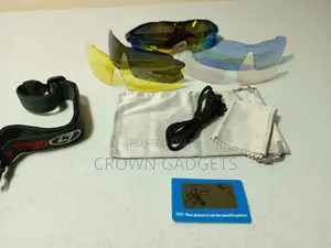 Sports Sunglasses With 5 Interchangeable Lenses