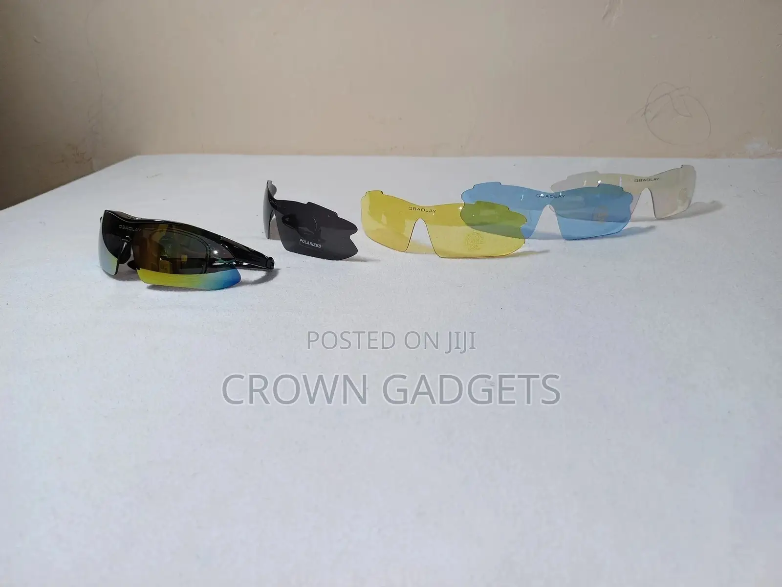 Sports Sunglasses With 5 Interchangeable Lenses