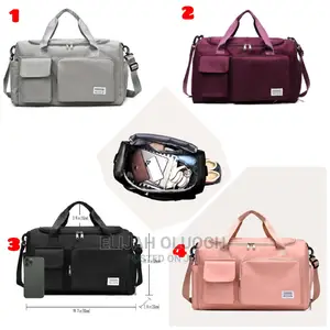 Pocket Front Gym Duffel Bag