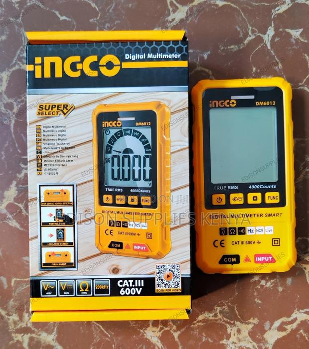 Ingco Digital Multimeter 600V - Heavy Duty Smart Multimeter - main view