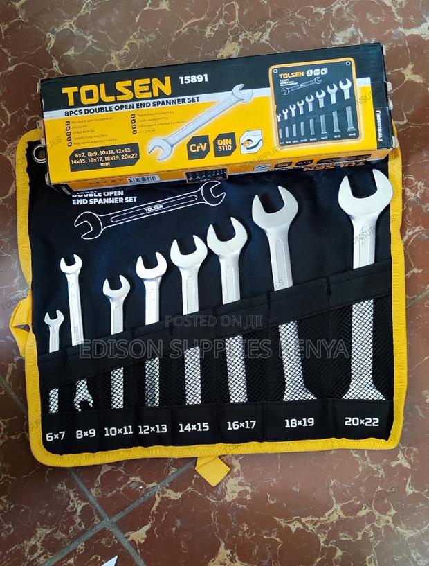 Spanners Tolsen 8pcs Double Open End Spanner Set- 15891 CRV - main view