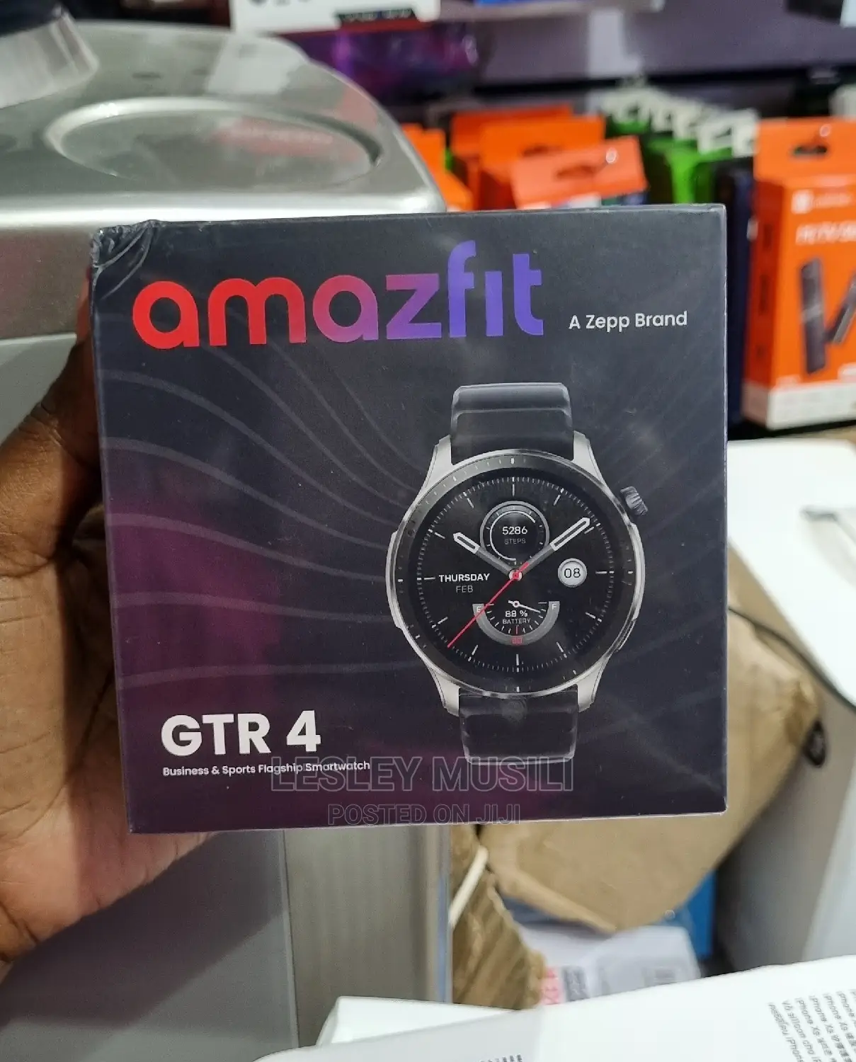 Amazfit GTR 4 Smart Watch for Men Android iPhone, Dual-Band