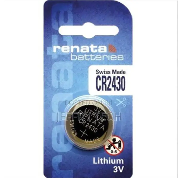 Renata CR2430 Lithium 3V Battery Swiss