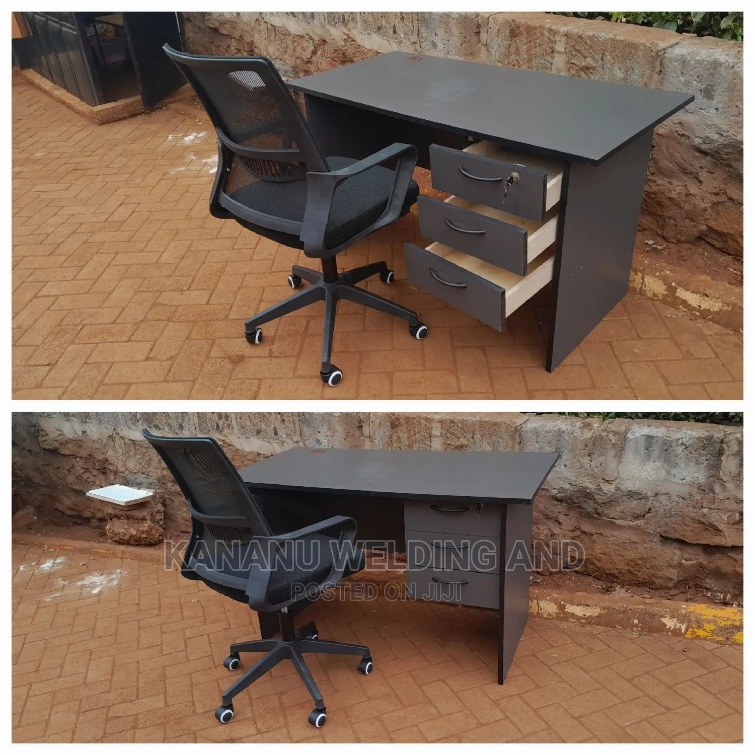 Office Desk and Office Chair